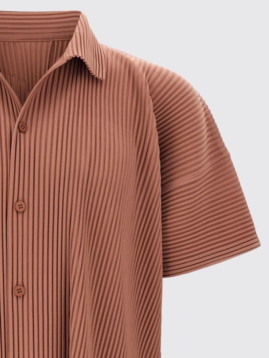 25FW 옴므 플리세 이세이 미야케 반팔 셔츠 HP58JJ072 26 Red - HOMME PLISSE' ISSEY MIYAKE