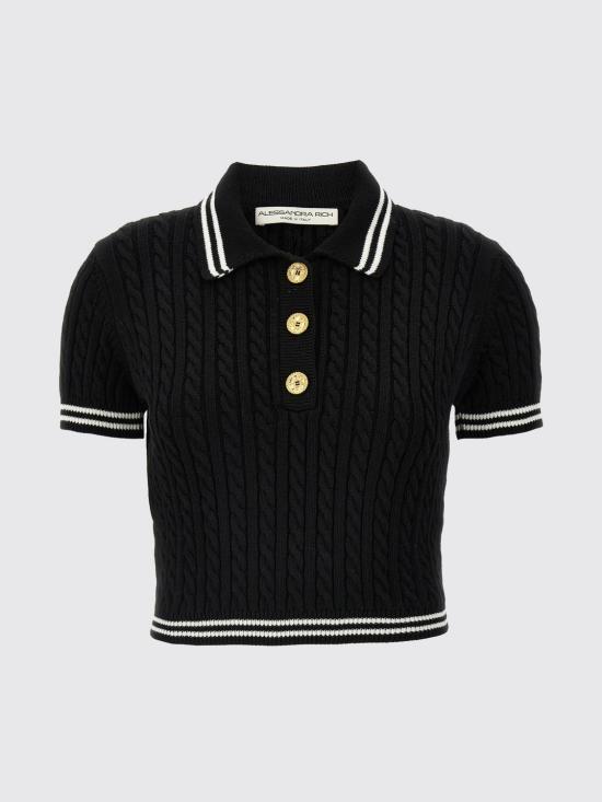 25FW 알레산드라리치 폴로 티셔츠 FABX4080 0091 White