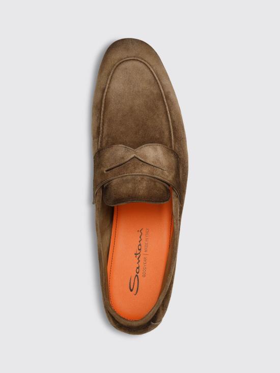 26SS 산토니 로퍼 MCNC18837SA4SEAA M21 Cocoa - SANTONI