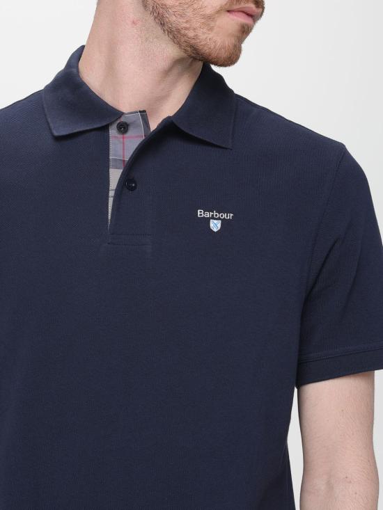 26SS 바버 폴로 티셔츠 MML0012 NY31 Navy - BARBOUR