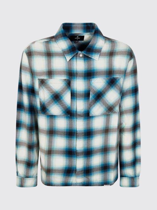 25FW 리프레젠트 긴팔 셔츠 MLM100107 08 Blue