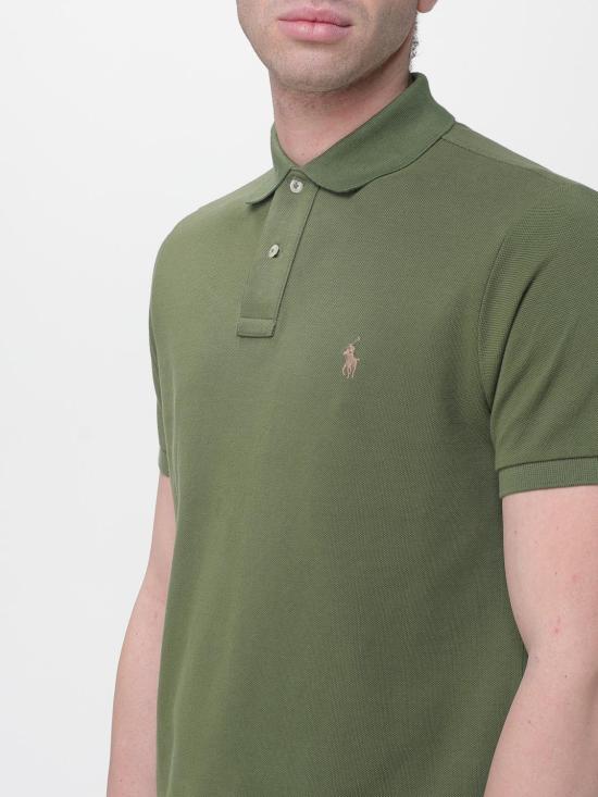 26SS 폴로 랄프로렌 폴로 티셔츠 710680784 090 Bottle Green - POLO RALPH LAUREN