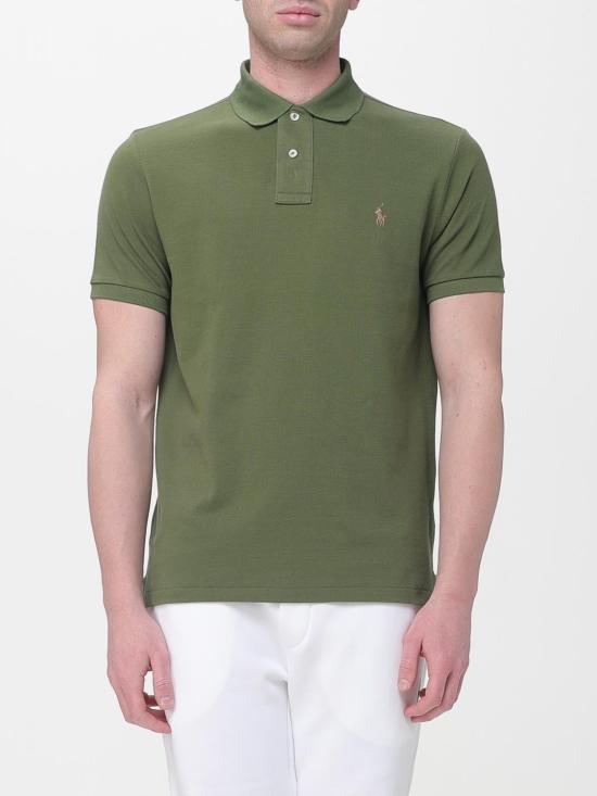 26SS 폴로 랄프로렌 폴로 티셔츠 710680784 090 Bottle Green