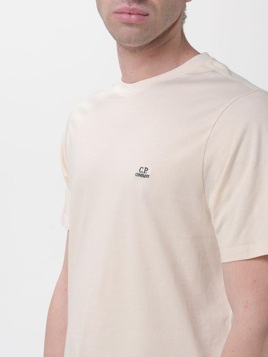 26SS 씨피 컴퍼니 반팔 티셔츠 20CMTS726A005100W 114 Beige - C.P. COMPANY