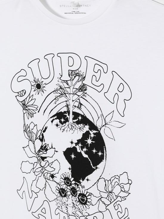 26SS [키즈] 스텔라 맥카트니 티셔츠 TY8B81Z0434 100 White - STELLA MCCARTNEY