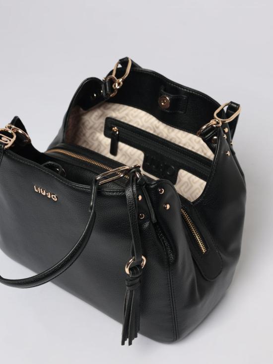 26SS 리우조 숄더백 AA6185E1012 22222 Black - LIU JO