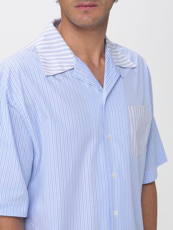 26SS 마르니 반팔 셔츠 CUMU0213Q8UTC254 STB37 Blue - MARNI