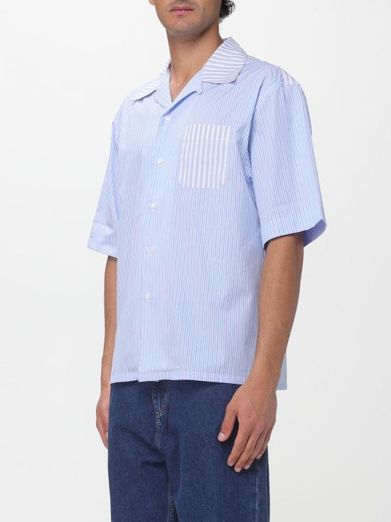 26SS 마르니 반팔 셔츠 CUMU0213Q8UTC254 STB37 Blue - MARNI