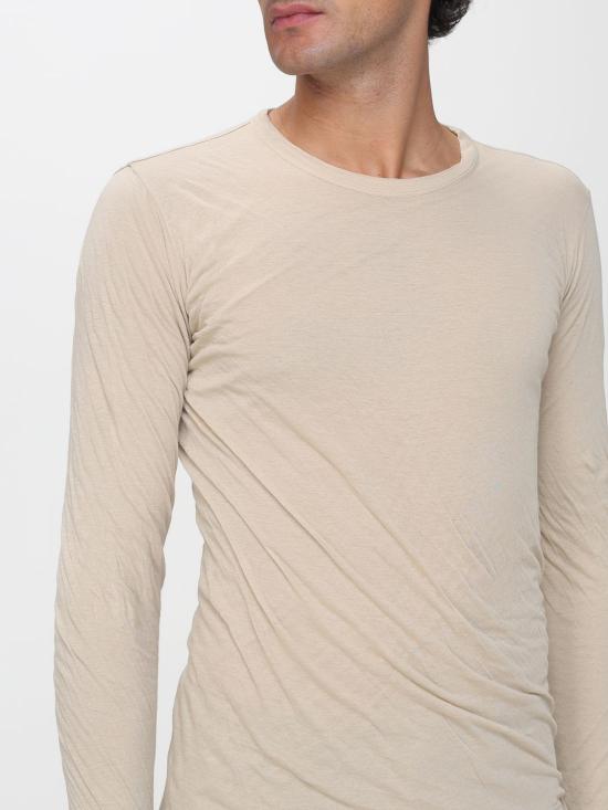 26SS 릭 오웬스 반팔 티셔츠 RU01F2257UCDB1 38 Beige - RICK OWENS