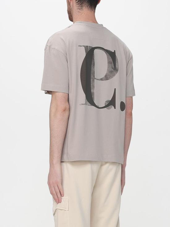 26SS 씨피 컴퍼니 반팔 티셔츠 20CMTS087A005100W 904 Grey - C.P. COMPANY
