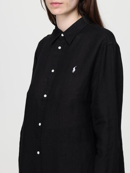 26SS 폴로 랄프로렌 포니 자수 리넨 셔츠 (211970730009) 211970730 003 Black - POLO RALPH LAUREN
