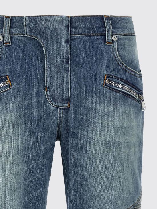 25FW 발망 데님 팬츠 EH1MG115DF44 6FF Blue - BALMAIN