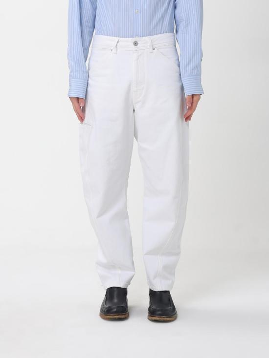 26SS 르메르 트위스티드 워크웨어 팬츠 PA1102LD1070 WH086 Milk