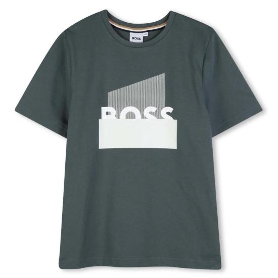 26SS [키즈] 휴고보스 티셔츠 J52978 68C Green