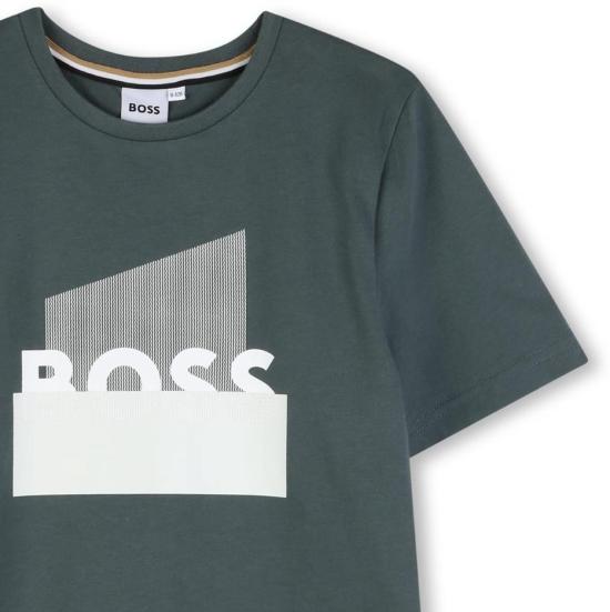 26SS [키즈] 휴고보스 티셔츠 J52978 68C Green - HUGO BOSS