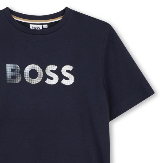 26SS [키즈] 휴고보스 티셔츠 J52983 849 Blue - HUGO BOSS