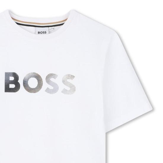 26SS [키즈] 휴고보스 티셔츠 J52983 10P White - HUGO BOSS