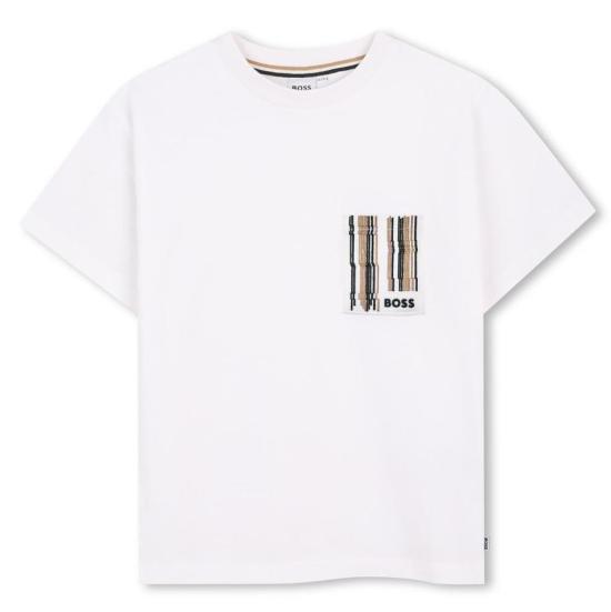 26SS [키즈] 휴고보스 티셔츠 J52975 10P White