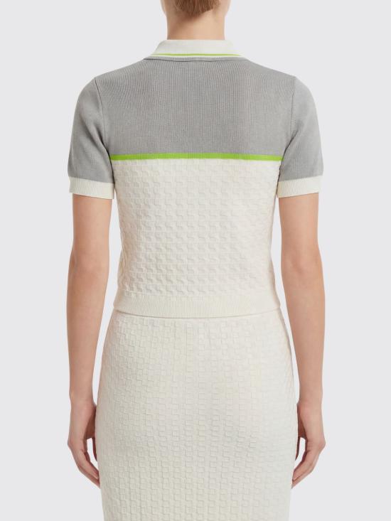 26SS 카사블랑카 폴로 티셔츠 WSP26KW1247 01 White - CASABLANCA