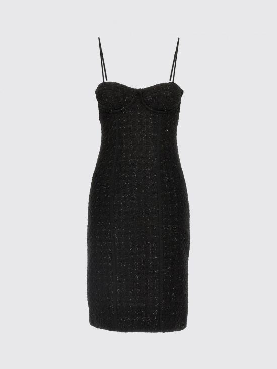 25FW 로테이트 롱 원피스 113088 100 Black