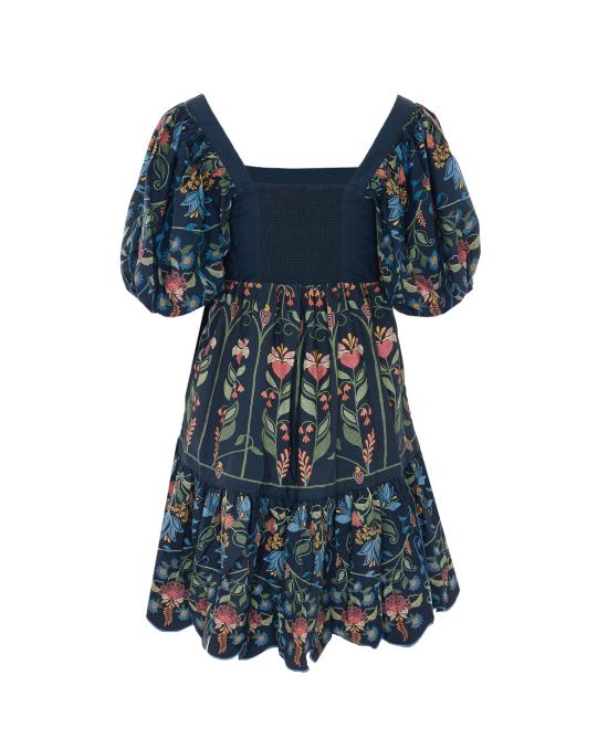 26SS 팜 리오 미디 원피스 358191 26091 Garden bnavy blue - FARM RIO