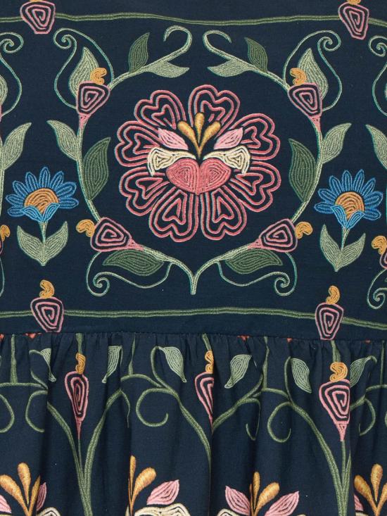 26SS 팜 리오 미디 원피스 358191 26091 Garden bnavy blue - FARM RIO