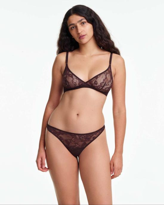  Yasmine Eslami 팬티 야스민 에슬라미 루이스 플라워 레이스  리스트레토 - OTHER BRANDS