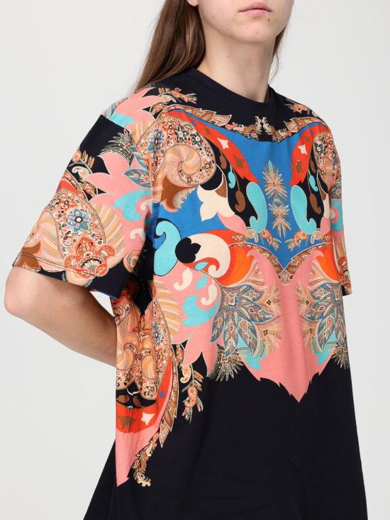 26SS 에트로 반팔 티셔츠 WRMA0016AKI53 S9810 Multicolor - ETRO