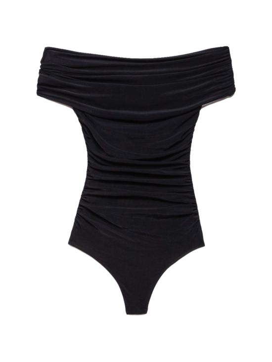 26SS 아니예 바이 바디수트 티셔츠 185198 01299 Black vinyl - ANIYE BY