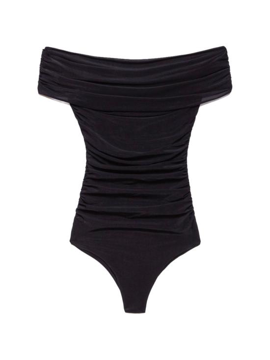 26SS 아니예 바이 바디수트 티셔츠 185198 01299 Black vinyl - ANIYE BY