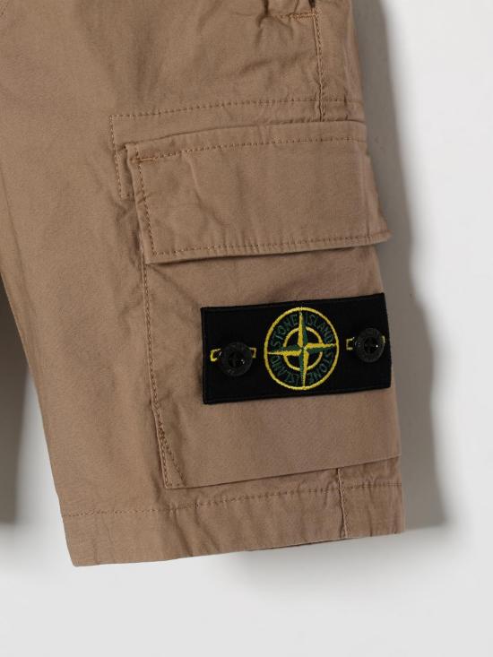 26SS [키즈] 스톤 아일랜드 쇼츠/버뮤다 L100003S0001 V0092 Beige - STONE ISLAND