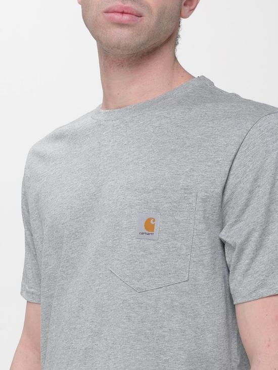 26SS 칼하트 WIP 반팔 티셔츠 I030434 V6XX Grey - CARHARTT WIP