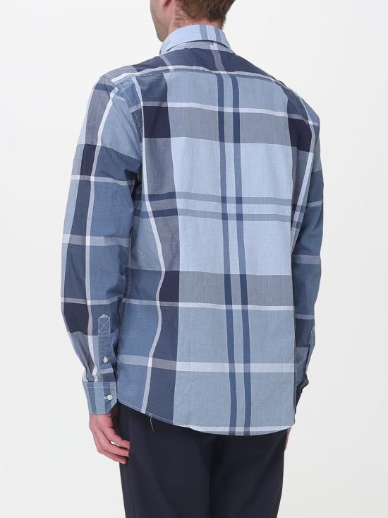 26SS 바버 긴팔 셔츠 MSH5071 TN22 Blue - BARBOUR