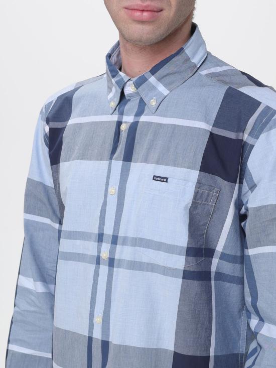 26SS 바버 긴팔 셔츠 MSH5071 TN22 Blue - BARBOUR