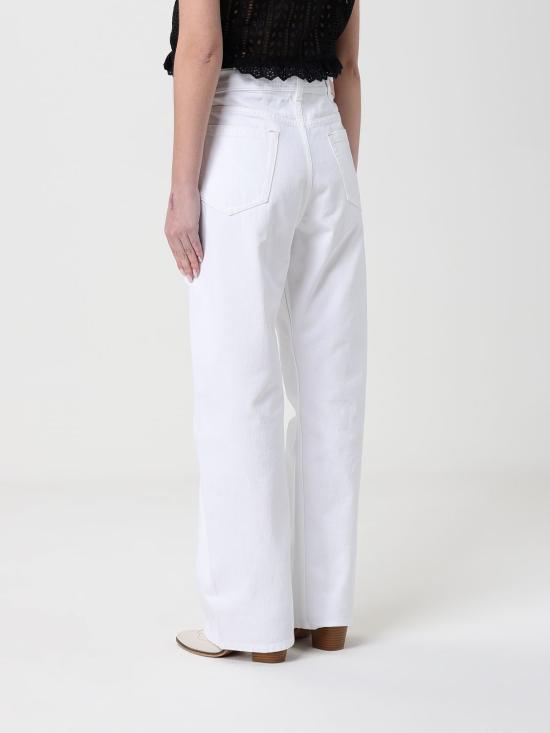 26SS 알베르타 페레티 데님 팬츠 03261631 0002 White - ALBERTA FERRETTI