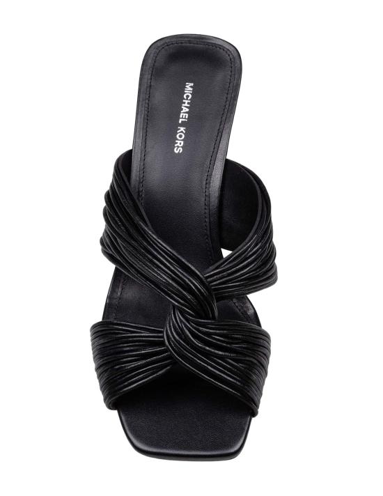 마이클 코어스 뮬/슬리퍼 알레시아 뮬 샌들 블랙 - MICHAEL KORS