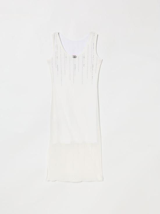 26SS [키즈] 리우조 원피스 GA6088J4966 P9455 White - LIU JO