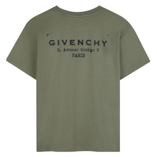 26SS [키즈] 지방시 티셔츠 H31075 645 Green - GIVENCHY
