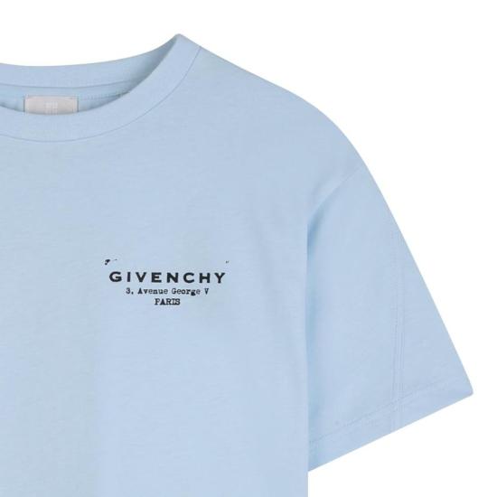 26SS [키즈] 지방시 티셔츠 H31075 77L Blue - GIVENCHY