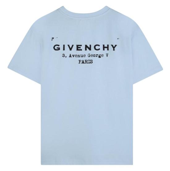 26SS [키즈] 지방시 티셔츠 H31075 77L Blue - GIVENCHY