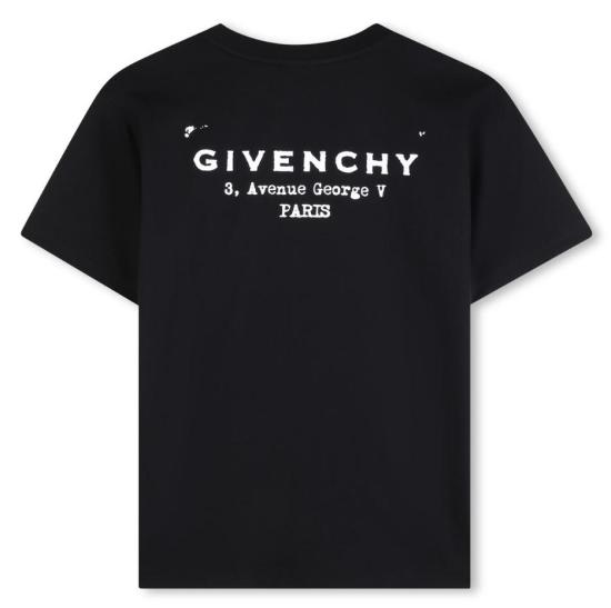 26SS [키즈] 지방시 티셔츠 H31075 09B Black - GIVENCHY