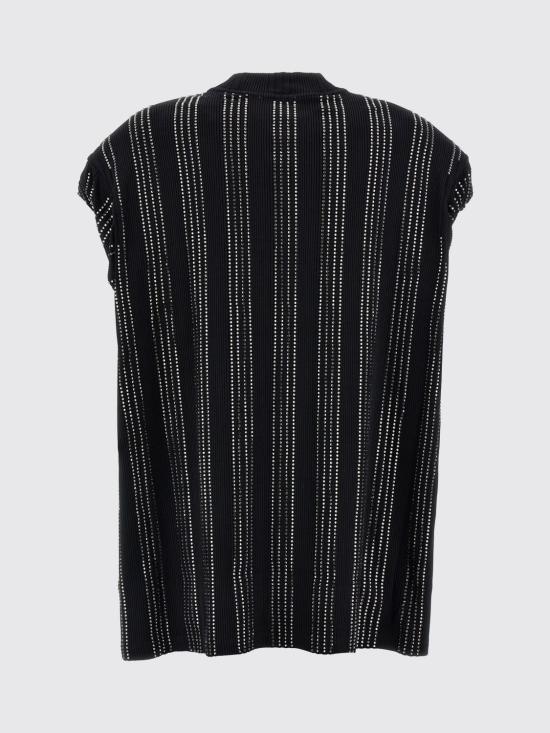 25FW 디 아티코 민소매 티셔츠 247WCA359J048T 100 Black - THE ATTICO