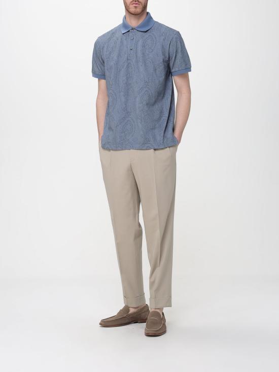 26SS 에트로 폴로 티셔츠 MRMD0004AKF84 X0880 Blue - ETRO