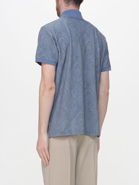 26SS 에트로 폴로 티셔츠 MRMD0004AKF84 X0880 Blue - ETRO
