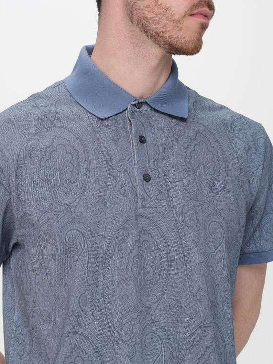 26SS 에트로 폴로 티셔츠 MRMD0004AKF84 X0880 Blue - ETRO