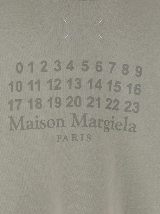 25FW 마르지엘라 뉴메릭 로고 후드 S50HG0049M25017 801 Grey - MAISON MARGIELA