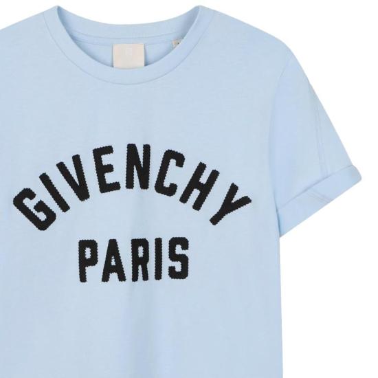 26SS [키즈] 지방시 티셔츠 H31109 77L Blue - GIVENCHY