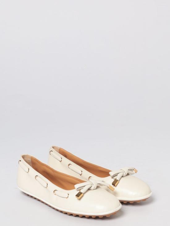 26SS 토즈 플랫 슈즈 XXW04M0KC40SWZ B015 White - TODS
