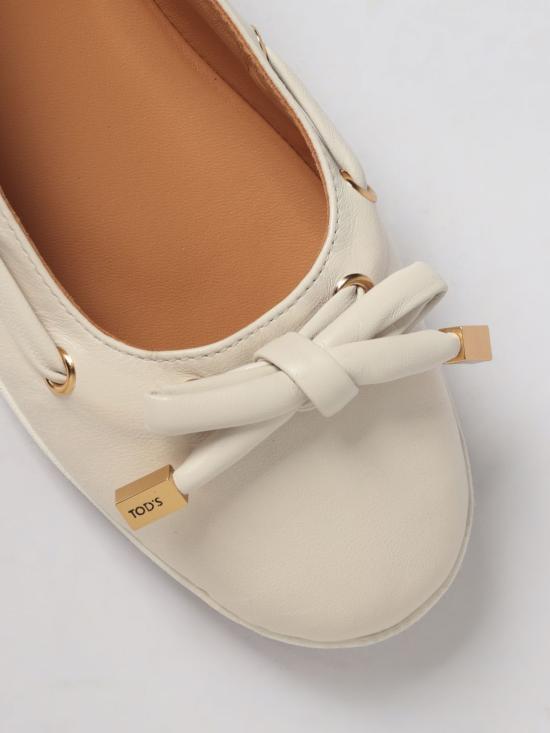 26SS 토즈 플랫 슈즈 XXW04M0KC40SWZ B015 White - TODS