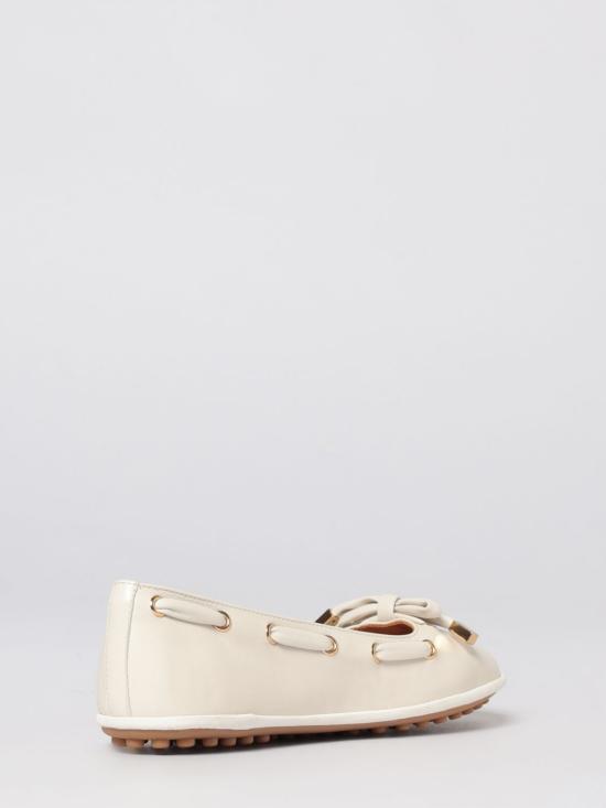 26SS 토즈 플랫 슈즈 XXW04M0KC40SWZ B015 White - TODS